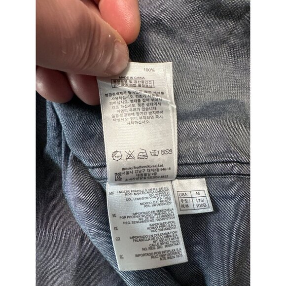 Brooks Brothers Mens Camouflage Button-Up Regular Fit Shirt Size M - Picture 10 of 12